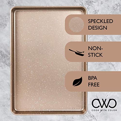 Bakeware Non Stick Baking Sheet, Champagne, 9x13 Cookie Sheet - view 5