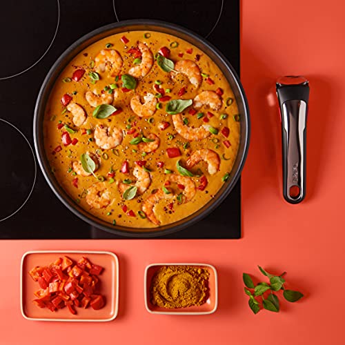 Tefal Ingenio Preference Frying Pan Skillet 22 cm, Stackable Cookware, Stainless Steel, Non-Stick Coating, Induction, Versatility, Space Saving, Temperature Indicator, Made in France L9730302 - view 4