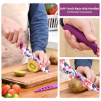 Knife Set, 12-piece Kitchen Knife Set Nonstick Coated - view 2