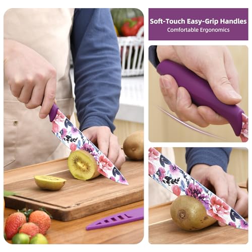 Knife Set, 12-piece Kitchen Knife Set Nonstick Coated - view 2