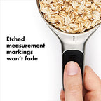 Good Grips 8 Piece Stainless Steel Measuring Cups and Spoons Set & Good Grips Contoured Mess-Free Pepper Grinder - view 3