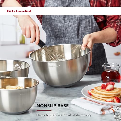 Stainless Steel Mixing Bowls, Set Of 3 - view 4