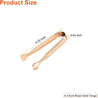 Mini Serving Tongs, Anytrp 18-Packs Stainless Steel Sugar Tongs, 4.3inch Ice Tongs Kitchen Tong Appetizers Tong for Coffee Bar, Tea Party, Desserts Party, Sugar and Ice Bucket