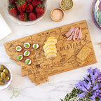 Destination Montana State Shaped Cutting Board - view 2