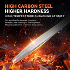Knife Sharpener Rod German High Carbon Steel Honing Rod, 10'' - view 5
