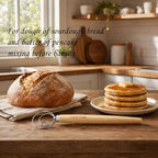 2 Pack Danish Dough Whisk Hook Sourdough Bread Baking Supplies Starter Kit - view 4