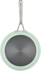 KitchenAid Hard Anodized Ceramic Nonstick Cookware Pots and Pans Set, 9 Piece - Pistachio