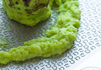 Sustainable Stainless Steel Wasabi Grater - Hagane Zame REGULAR - Grate Wasabi, Garlic, Ginger, Apples, Fruits, Vegetables, Creamy Texture/Kinjirushi Wasabi (Reguar, 6.8 inch x 3.3 inch)