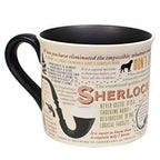 Sherlock Holmes Coffee Mug - Features Holmes Quotes, Rules of Deduction, Intriguing Images, and Sidney Paget's Portrait, Comes in a Fun Box - view 3