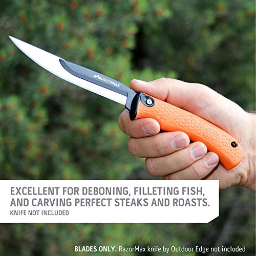 3.5" RazorSafe Replacement 5.0" Boning/Fillet Knife Blades - 6 Pieces plus Blade Storage Box - view 4