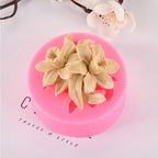 3 Pack Flower Mold Flower Silicone Wave Spiral Candle Mold - Silicone Resin Casting Molds for Candle & Resin & Soap Craft Supplies