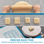 Silicone Pastry Mat XXL, Extra Large Dough Rolling Mat for Baking & Pizza - view 4