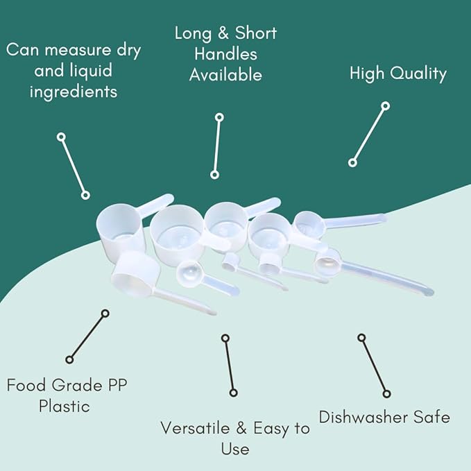 1 Teaspoon (1/3 Tablespoon | 5 mL) Long Handle Scoop for Measuring Coffee, Pet Food, Grains, Protein, Spices and Other Dry Goods (Pack of 1)