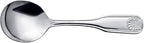New Star Foodservice 58406 Shell Pattern, 18/0 Stainless Steel, Bouillon Spoon, 6.4-Inch, Set of 12