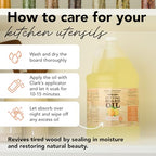 Cutting Board Oil - Food Grade Mineral Oil for Wood Cutting Board - Scented with Orange and Lemon Essential Oils - Butcher Block Conditioner - Restores All Wood - Made in USA, 1 Gallon - view 3