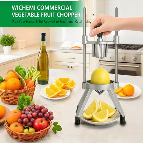 Commercial Easy Wedger Lemon Cutter Fruit Orange Lime Slicer 8 Section 304 Stainless Steel Blade Vegetable Tomatoe Potatoe Chopper Dicer for Home Bar Restaurant - view 4