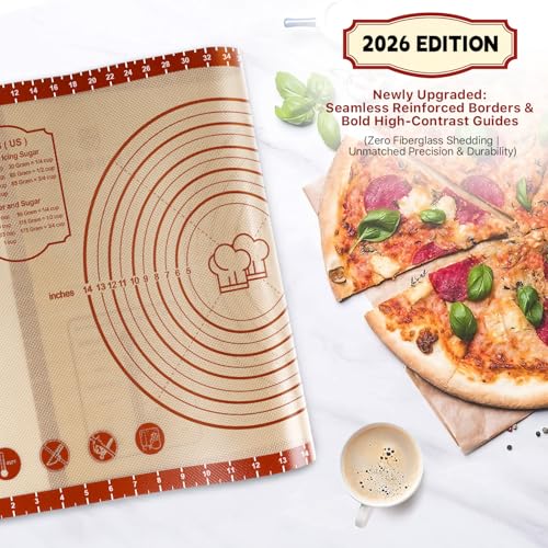 26"x16" Extra Thick Silicone Baking Mat for Pastry and Bread - view 2