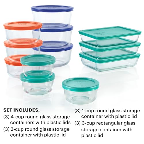 Simply Store (12-Pack) Glass Food Storage Containers Set - view 3