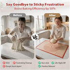 Non-slip Silicone Pastry Mat Extra Large Measurements 28''x 20'' Baking Mat - view 6