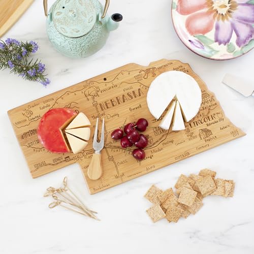 Destination Nebraska State Shaped Cutting Board - view 2