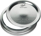 Ball Wide Mouth Glass Mason Jars with Lids and Bands, Used for Canning, Pickling, Juice, Jam, Jelly, Pint Size 16 Ounce (Pack of 6)