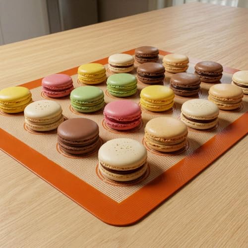 Mrs. Anderson’s Baking Macaron Mat, Oven Safe Silicone Reusable Baking Mat - view 2