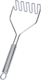 Restaurantware-German Standard Wire Mashers With Ergonomic Handle, 24 Heavy-Duty Potato Mashers - Dishwashable, Durable, Stainless Steel Food Mashing Tool, For Avocado, Beans, Sweet Potatoes, And More