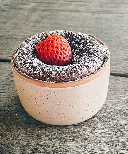 Ceramic Ramekins - 8oz, Set of 6 - Small Oven Safe Baking Dishes/Cups - For Personal Pudding, Creme Brulee, Souffle, Serving Dip, Custard, Ice Cream - Single Mini Bowls - Assorted Neutrals - view 7