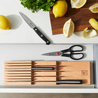 8-Slot In Drawer Knife Block, Beechwood - view 4