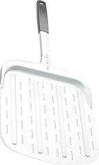 Pizza Peel 12 inch, Perforated Aluminum Pizza Paddle (12'') with Heat-resistant Handle, Nonstick and Lightweight Pizza Spatula, Pizza Oven Accessories
