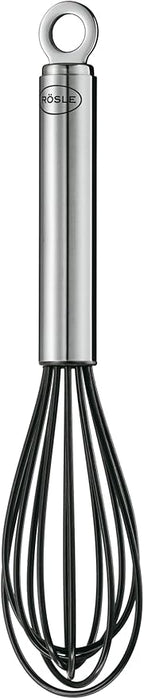 Rösle Stainless Steel & Silicone Balloon Egg Whisk, 6 Wire, 10.6-inch