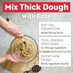 Dough Whisk - Heavy Duty Dishwasher-Safe Mixing Tool - view 2
