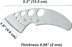 Professional 430 Stainless Steel Herb Leaf Stripper with Multi-Size Holes & Precision Blade - Kitchen Essentials for Parsley, Cilantro and Leafy Greens