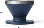 YETI Pour Over Coffee Maker Accessory Ramblers, Designed for Perfect Coffee Extraction Anywhere, Stainless Steel, fits any V60 Filter, Black Forest Green