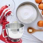 6-Wire Whip Compatible with 4.5-5Qt Kitchenaid Tilt Head Stand Mixer, Replacement for Kitchenaid whisk attachment for stand mixer K45WW, Stainless Steel, Dishwasher Safe(1 Pack)