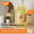 Cutting Board Oil - Food Grade Mineral Oil for Wood Cutting Board - Scented with Orange and Lemon Essential Oils - Butcher Block Conditioner - Restores All Wood - Made in USA, 1 Gallon - view 5