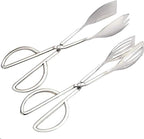Stainless Steel Buffet Tongs - Set of 2, 10.3'