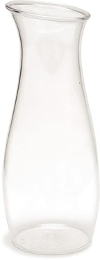 Carlisle FoodService Products 7090207 Cascata Carafe Juice Jar Beverage Decanter Only, Plastic, 1 L, Clear (Pack of 12)