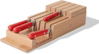 Made In Cookware - 9 Piece Knife Organizer - Italian Beechwood - Crafted in Italy