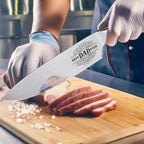 Fathers Day Dad Gift from Daughter Son Kids Dad Birthday Gift 8 inch Kitchen Knife Gift Set for Dad Professional Chef's Knife christmas presents for dad (Best Dad) - view 4