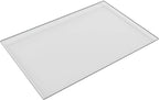 Fab Glass and Mirror Tempered Glass Table Top 24x36 Inch Rectangle 1/4" Thick Clear Furniture Protector with Flat Polish Edge Eased Corners for Coffee Dining Tables Desks
