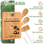Retirement Gifts for Woman/Men 2026, Happy Retirement Bamboo Cutting Board Set for Colleagues, Coworker, Friend, Teacher, Boss, Parents, Family - Recipe for a Special Great Retirement. - view 4