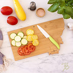 Destination Montana State Shaped Cutting Board - view 3