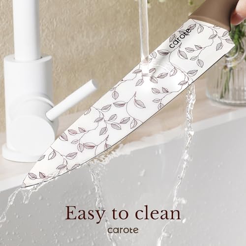Kitchen Knife Set, 6 Floral Knives with 6 Blade Guards, 12-Piece - view 4