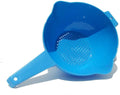 2 Quart Colander Strainer with Handle in Blue