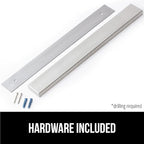 GORILLA GRIP Stainless Steel Magnetic Knife Holder for Wall, 16 Inch, Multi-Purpose Magnet Bar for Knives, Tools, Art Supplies, Heavy Duty Strip Holds Up to 6 lbs, Kitchen Organizer, Drilling Required