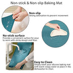 Silicone Pastry Mat 32" x 24" Extra Thick Non Stick Baking Mat with Measurements and Edge Heightening, Food Grade Silicone Rolling Mat for Pastry, Bread, Cookies, Pizza, Fondant, Pasta - view 4
