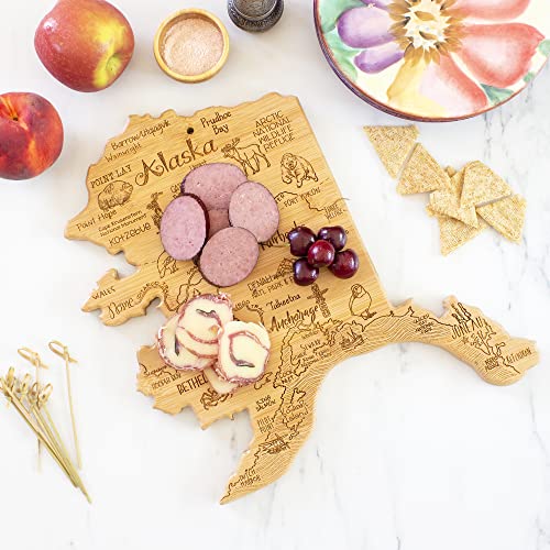 Destination Alaska State Shaped Cutting Board - view 2