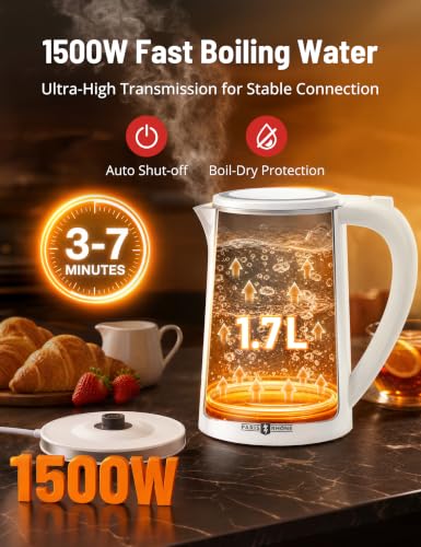 Electric Kettle with Temperature Control, 1.7L Electric Tea Kettle - view 3