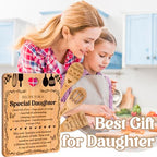 Gifts for Daughter - "Recipe for a Special Daughter" 4PCS Cutting Board Set - view 2
